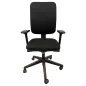 MY WORK│Fauteuil de travail accoudoirs - Tissu noir MY WORK│Fauteuil de travail accoudoirs - Tissu noir