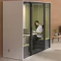 ESSENTIELLE SOLO│Modèle S│1 personne│Cabine acoustique pleine ou vitrée