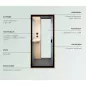 ESSENTIELLE SOLO│Modèle S│1 personne│Cabine acoustique pleine ou vitrée