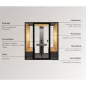 ESSENTIELLE DUO│Modèle M│2 personnes│Cabine acoustique pleine ou vitré