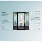 ESSENTIELLE QUATTRO│Modèle L│4 personnes│Cabine acoustique pleine ou vitrée