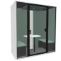 ESSENTIELLE DUO│Modèle M│2 personnes│Cabine acoustique pleine ou vitré