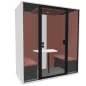 ESSENTIELLE DUO│Modèle M│2 personnes│Cabine acoustique pleine ou vitré