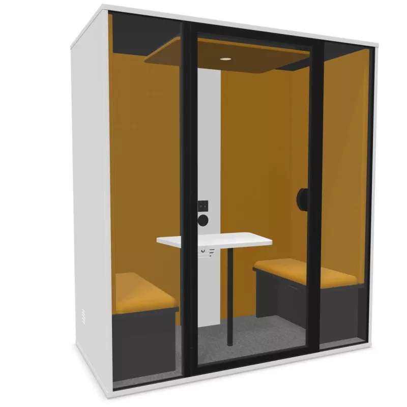 ESSENTIELLE DUO│Modèle M│2 personnes│Cabine acoustique pleine ou vitré