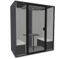 ESSENTIELLE DUO│Modèle M│2 personnes│Cabine acoustique pleine ou vitré