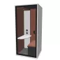 ESSENTIELLE SOLO│Modèle S Bureau│1 personne│Cabine acoustique pleine ou vitrée