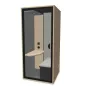ESSENTIELLE SOLO│Modèle S Bureau│1 personne│Cabine acoustique pleine ou vitrée