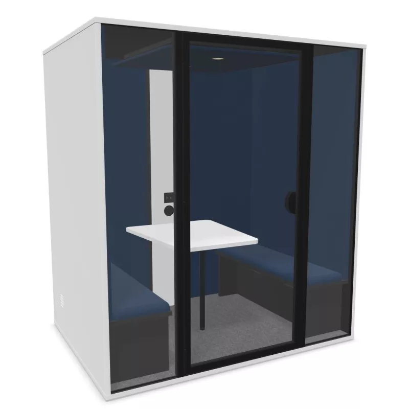 ESSENTIELLE QUATTRO│Modèle L│4 personnes│Cabine acoustique pleine ou vitrée