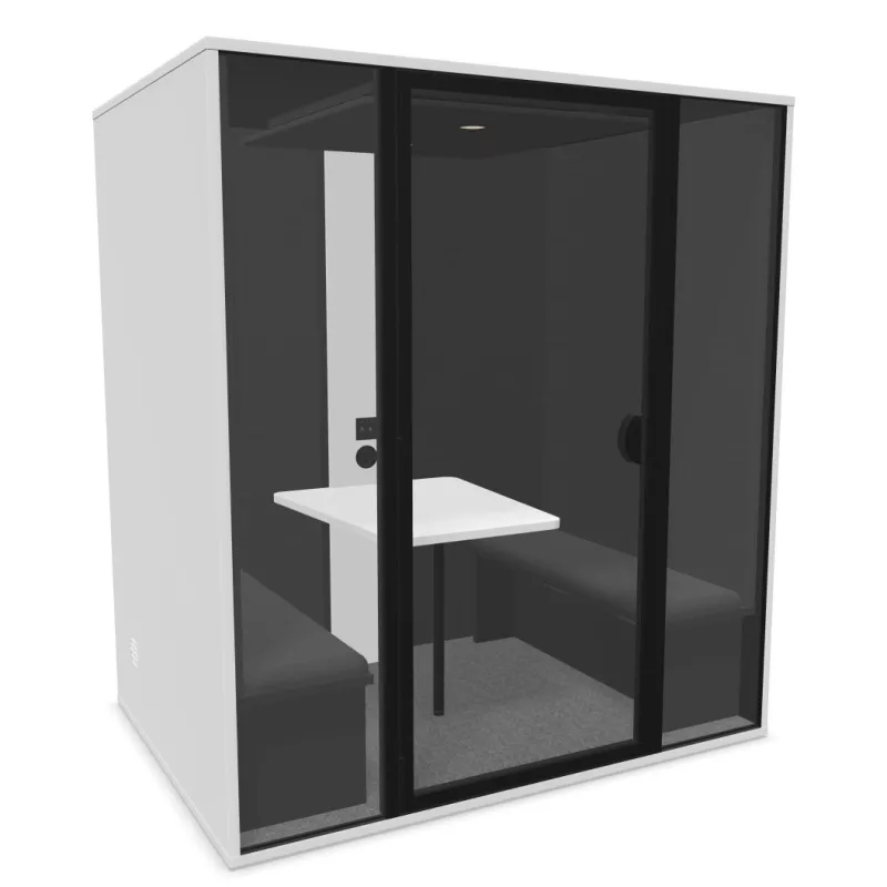 ESSENTIELLE QUATTRO│Modèle L│4 personnes│Cabine acoustique pleine ou vitrée