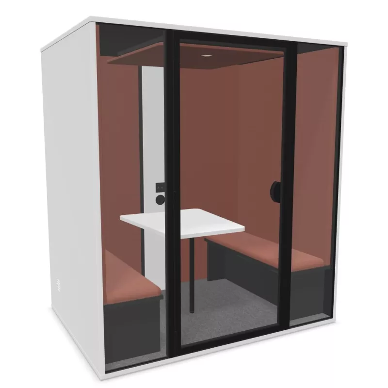 ESSENTIELLE QUATTRO│Modèle L│4 personnes│Cabine acoustique pleine ou vitrée