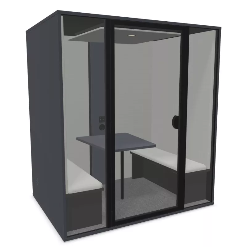 ESSENTIELLE QUATTRO│Modèle L│4 personnes│Cabine acoustique pleine ou vitrée