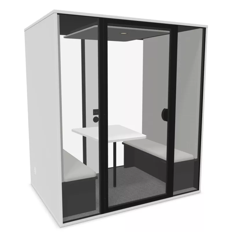 ESSENTIELLE QUATTRO│Modèle L│4 personnes│Cabine acoustique pleine ou vitrée