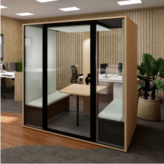 ESSENTIELLE SEI│Modèle XL│6 personnes│Cabine acoustique pleine ou vitré