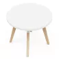 EVASION│Table Basse ronde ø 75 x H 45 cm│Noir ou blanc / Hêtre EVASION│Table Basse ronde ø 75 x H 45 cm│Noir ou blanc / Hêtre