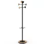 BORA│Porte-manteaux H 178 cm│6 Patères│Bambou / noir BORA│Porte-manteaux H 178 cm│6 Patères│Bambou / noir