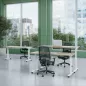 AXEL 2│Bureau électrique - p 80 cm - 4 mémoires double motorisation