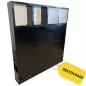 DECO-B│Meubles de séparation à casier L160 x H150cm│Noir / Plexiglass