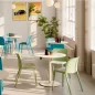 SOLÉO│Chaise collectivité│Avec accoudoirs│int-éxt.│5 coloris