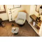 BILBAO│Fauteuil avec repose-pieds│Assise pivotante BILBAO│Fauteuil avec repose-pieds│Assise pivotante