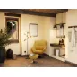 BILBAO│Fauteuil avec repose-pieds│Assise pivotante