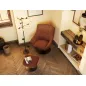 BILBAO│Fauteuil avec repose-pieds│Assise pivotante BILBAO│Fauteuil avec repose-pieds│Assise pivotante