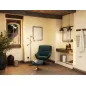 BILBAO│Fauteuil avec repose-pieds│Assise pivotante