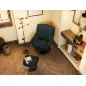 BILBAO│Fauteuil avec repose-pieds│Assise pivotante