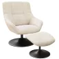 BILBAO│Fauteuil avec repose-pieds│Assise pivotante BILBAO│Fauteuil avec repose-pieds│Assise pivotante