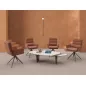 HELSINKI│Siège d'accueil - visiteur│Assise pivotante avec rappel