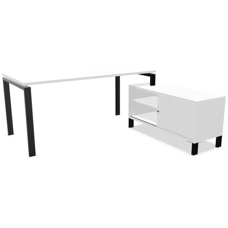 RIO DIRECTION│Bureau de direction p 80 avec rangements - L 160/180 cm RIO DIRECTION│Bureau de direction p 80 avec rangements - L 160/180 cm