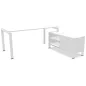 RIO DIRECTION│Bureau de direction p 80 avec rangements - L 160/180 cm RIO DIRECTION│Bureau de direction p 80 avec rangements - L 160/180 cm
