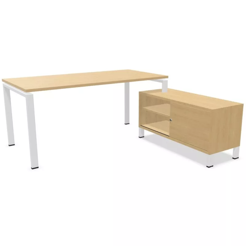 RIO DIRECTION│Bureau de direction p 80 avec rangements - L 160/180 cm RIO DIRECTION│Bureau de direction p 80 avec rangements - L 160/180 cm