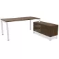 RIO DIRECTION│Bureau de direction p 80 avec rangements - L 160/180 cm RIO DIRECTION│Bureau de direction p 80 avec rangements - L 160/180 cm