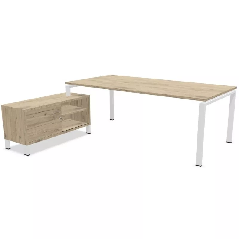 RIO DIRECTION│Bureau de direction L 200 p 100 avec rangements RIO DIRECTION│Bureau de direction L 200 p 100 avec rangements