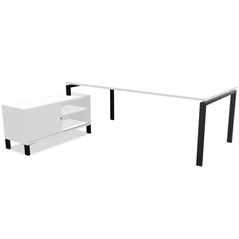 RIO DIRECTION│Bureau de direction L 200 p 100 avec rangements RIO DIRECTION│Bureau de direction L 200 p 100 avec rangements