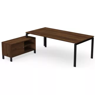 RIO DIRECTION│Bureau de direction L 200 p 100 avec rangements