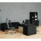 KARA│Bureau de direction avec retour et caisson porteur│4 décors bois à choix