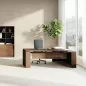 KARA DIRECTION│Bureau de direction avec retour│4 décors bois à choix