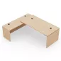 KARA│Bureau de direction avec retour│4 décors bois à choix