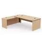 KARA│Bureau de direction avec retour│4 décors bois à choix