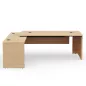 KARA│Bureau de direction avec retour│4 décors bois à choix