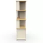 KARL RANGEMENT│Bibliothèque Largeur 100 cm - 2 portes│Lin / Chêne naturel KARL RANGEMENT│Bibliothèque Largeur 100 cm - 2 portes│Lin / Chêne naturel