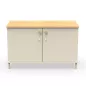 KARL RANGEMENT│Crédence Largeur 100 cm avec 2 portes│Lin ou Bois noir / Chêne naturel KARL RANGEMENT│Crédence Largeur 100 cm avec 2 portes│Lin ou Bois noir / Chêne naturel