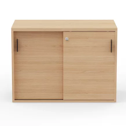 KARA RANGEMENT│Armoire Hauteur 73.5 x Largeur 100 cm - 2 portes coulissantes│4 coloris à choix