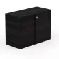 KARA RANGEMENT│Armoire Hauteur 73.5 x Largeur 100 cm - 2 portes coulissantes│4 coloris à choix