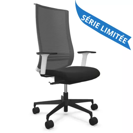 WAVE│Fauteuil de travail structure blanche