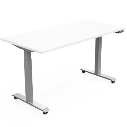 LUTZ 2 épaisseur 25MM│Bureau électrique simple motorisation - 3 mémoires de position - USB A+C