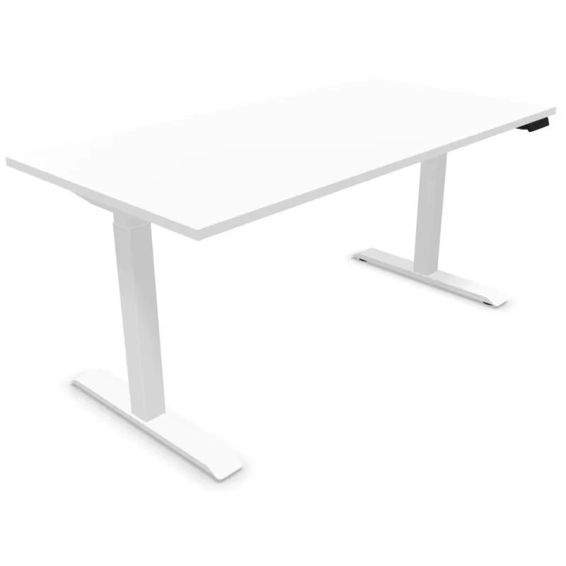 LUTZ 2 épaisseur 25MM│Bureau électrique simple motorisation - 3 mémoires de position - USB A+C