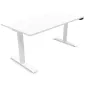 LUTZ 2 épaisseur 25MM│Bureau électrique simple motorisation - 3 mémoires de position - USB A+C