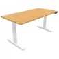 LUTZ 2 épaisseur 25MM│Bureau électrique simple motorisation - 3 mémoires de position - USB A+C
